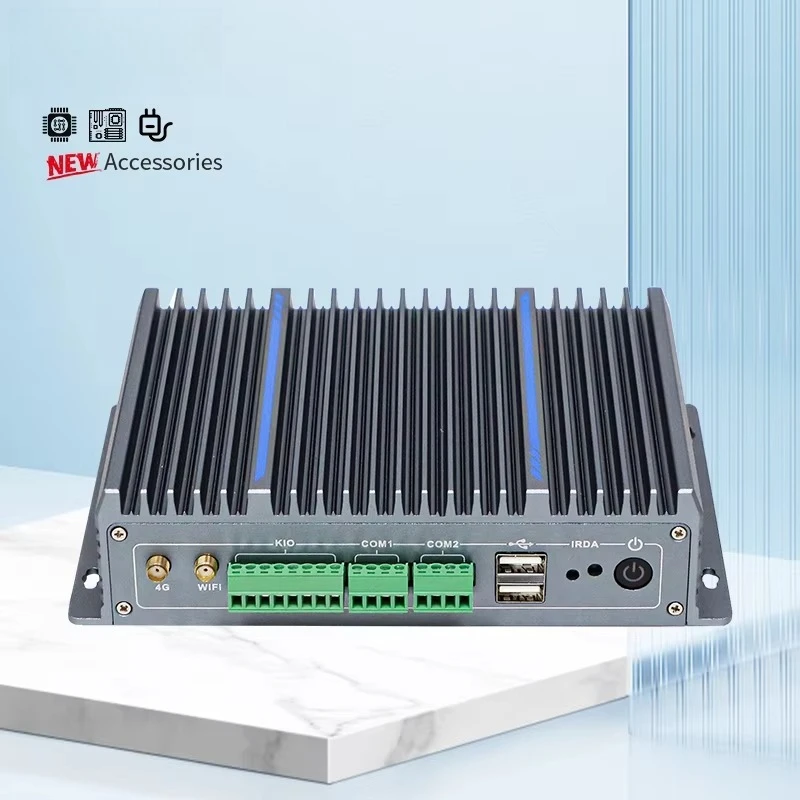 

RK3568 Встроенный промышленный компьютер управления Ubuntu Linux Android RS232 AI Edge Вычислительная коробка 8 ГБ памяти 4 ГБ ОЗУ Безвентиляторный запас