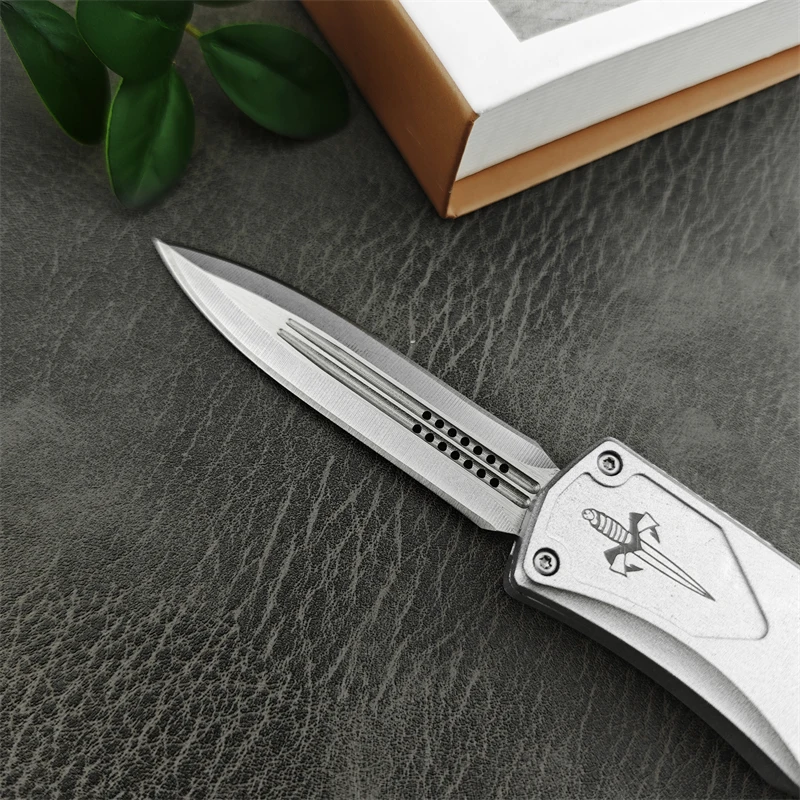 Ordinary version of Micro Technology Goddess Hera Zinc Outdoor Tactical EDC Survival Alloy Handle Assisted Flipper Folding Knife