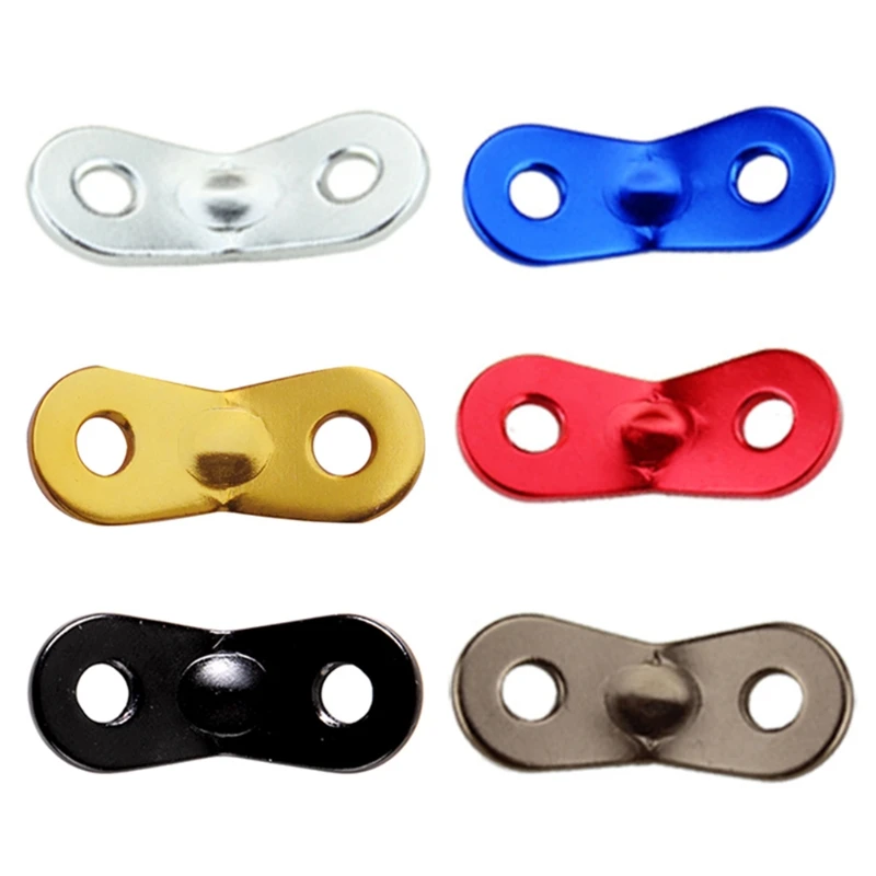 10 Pcs Aluminum Alloy Tent Rope Tensioners Camping Non-Slip Cord Lock Buckles Dual Holes Wind Rope Peanut Stopper for Dropship