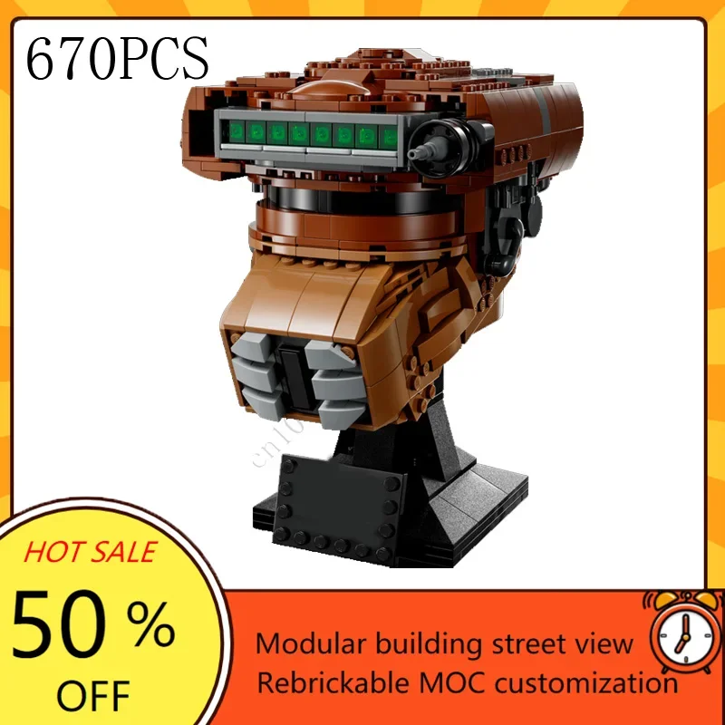Boushh Mega Figure Megafigure Space War Helmet MOC SpaceShip Battle Architecture Education DIY Education Assembly PuzzleToy Gift