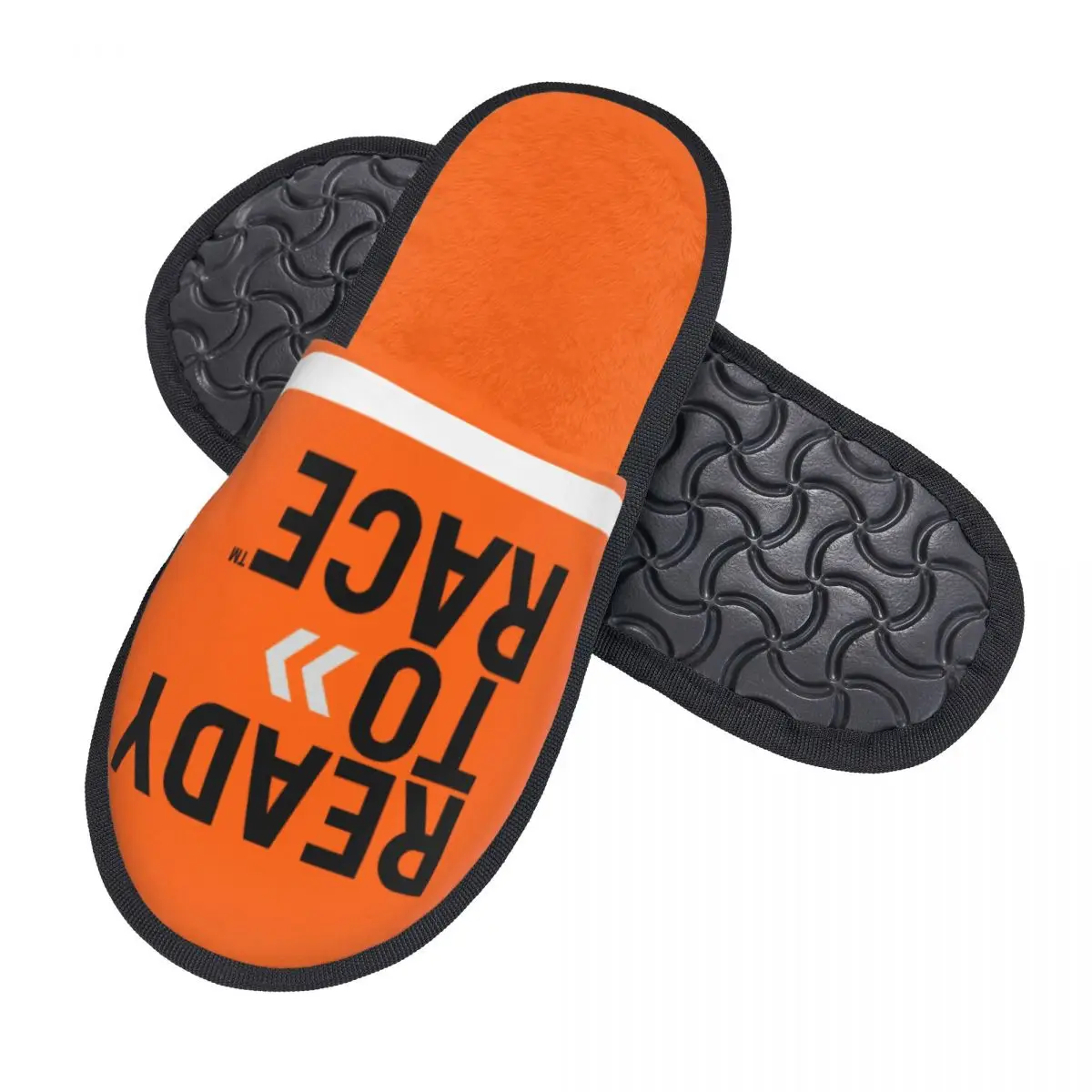 Custom Ready To Race Logo Soft Memory Foam House Slippers Women Motorcycle Rider Racing Sport Comfy Warm Anti-Skid Slipper