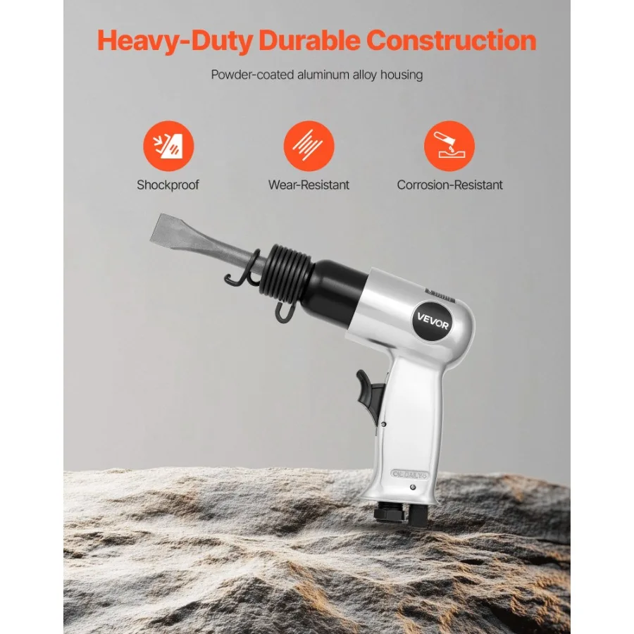 مطرقة هوائية 4500 BPM 11 CFM طقم مطرقة هوائية مع 4 أزاميل