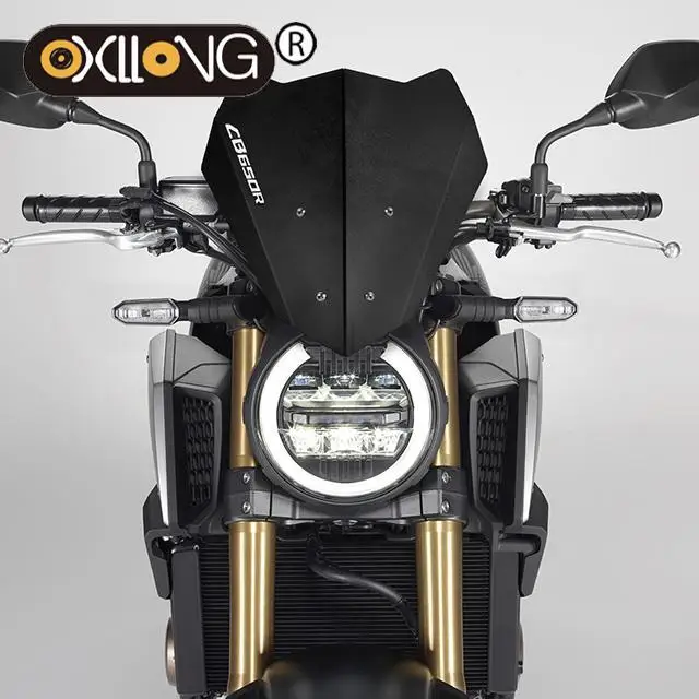 

Motorcycle CNC Front Windscreen Wind Deflector Windshield Upper Cover Kit For HONDA CB650R CB 650R 2018 2019 2020 CB650 R