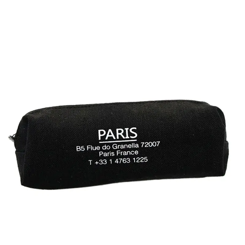かわいいロンドンパリ東京デニム鉛筆ケース学校事務用品ペンポーチ学生文具鉛筆ケース化粧品保存袋