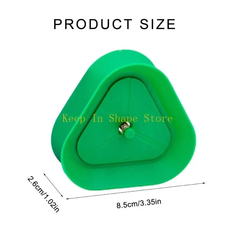 U1JC 6Pcs Plastic Card Organizers Clip Rack Triangular Playing Card Rack