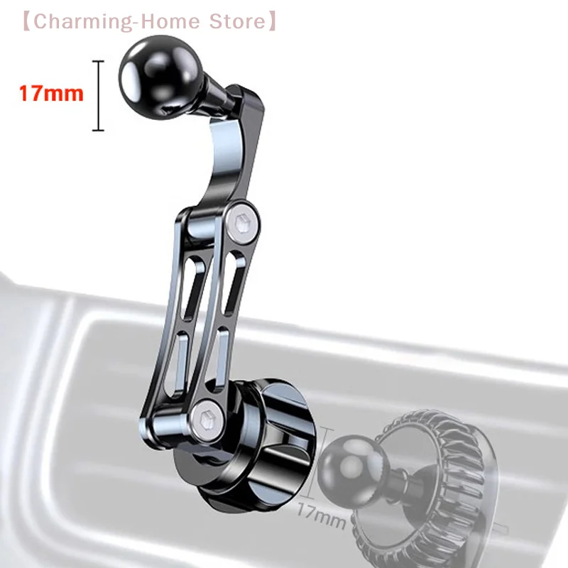 【M】17mm Ball Joint Extension Arm Female To Male Head Adapter Suitable For Car Air Vent Phone Stand Navigation Mount Holder view 4