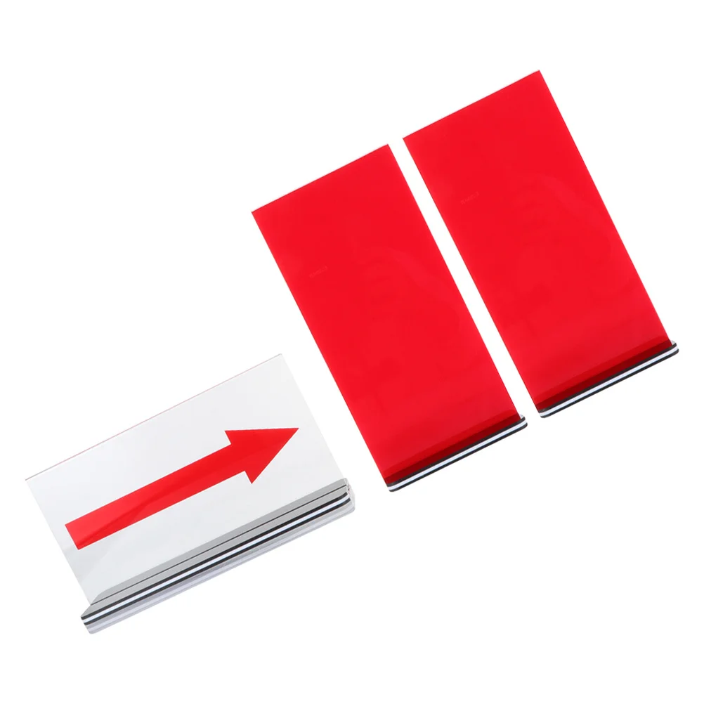 1 Set Serve Converter Board Basketball Penalty Mark Signs Kit Tragbare Acryl-Schilder Multifunktions-Match Control Red Board