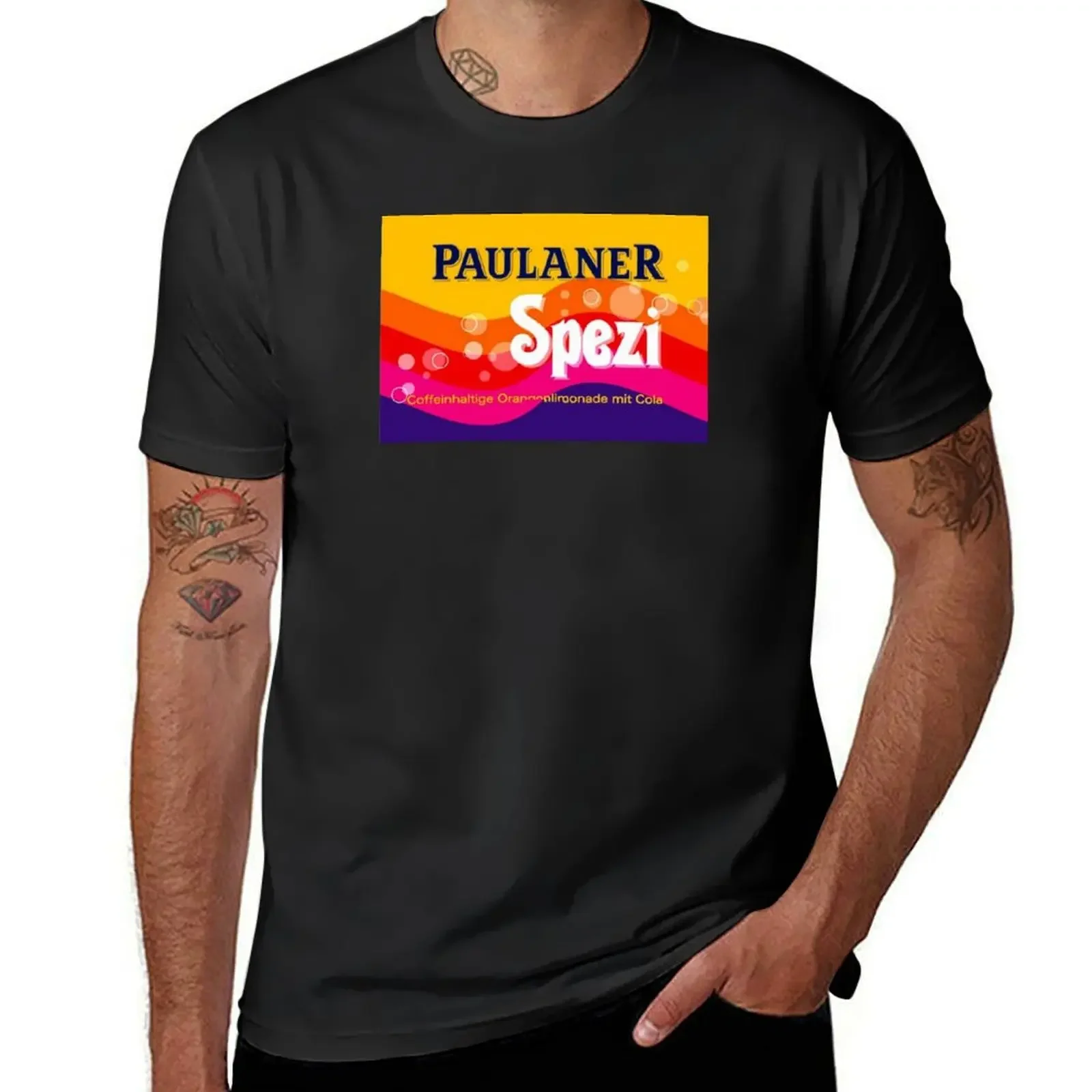 Paulaner Spezi T-Shirt oversizeds anime stuff fitted t shirts for men