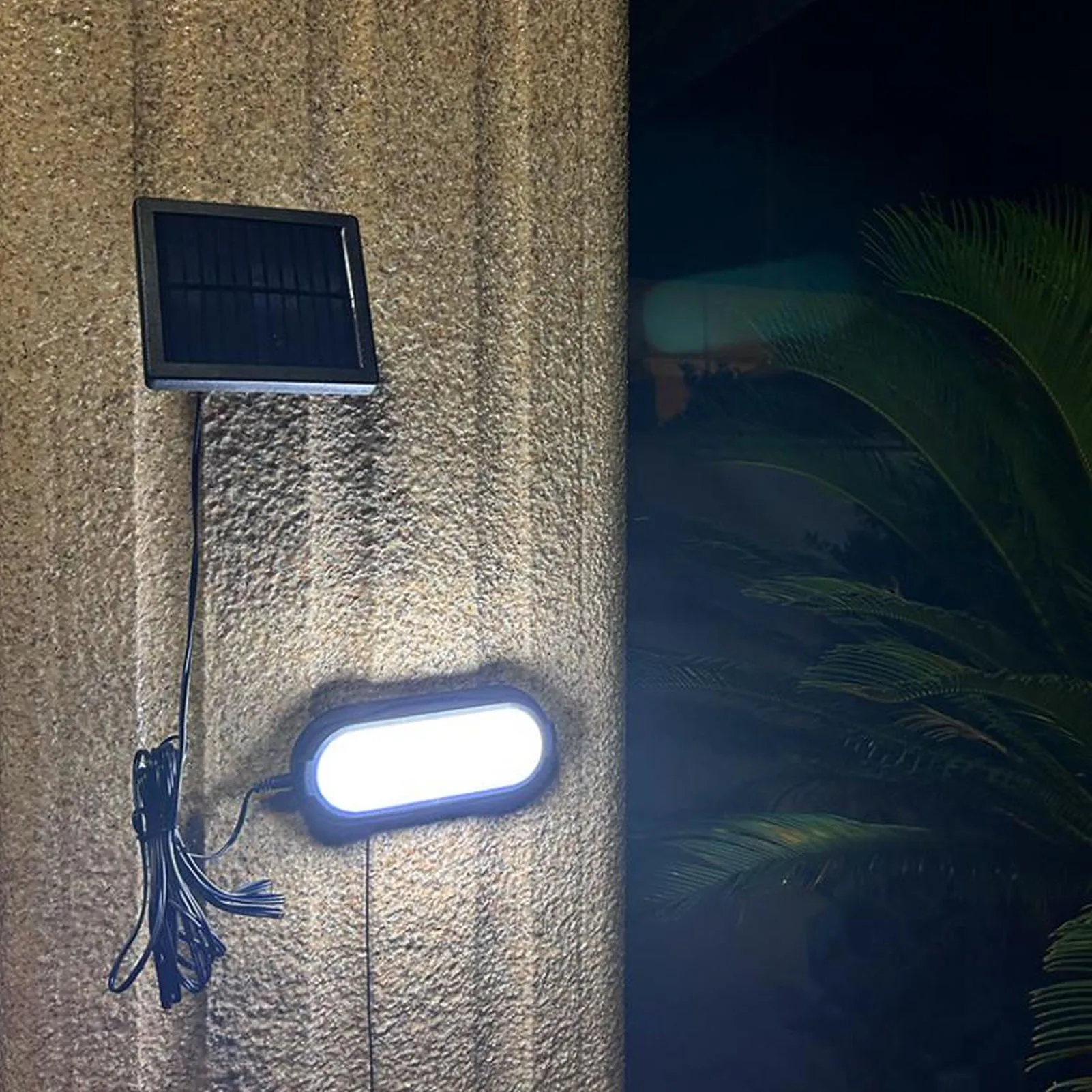 ZK20 Solar Pendant Light Versatile Energy Saving Outdoor Solar Powered LED Shed Light for Garage Patio Chicken Coop Barn