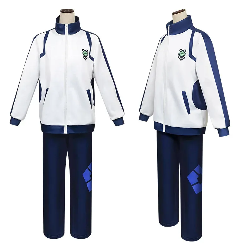 DY20Blue Lock Reo Nagi Bachira Isagi Chigiri 코스프레 의상 지퍼 스포츠웨어 트랙 슈트 운동복 할로윈 카니발 Costume25