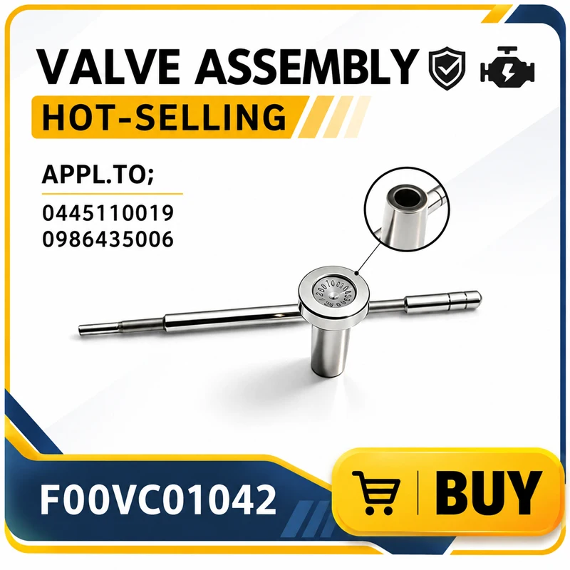 F00VC01042 Diesel Engine Injector Valve Assembly For Engine System Replacement, Compatible With 0445110019, 0986435006, LI2142