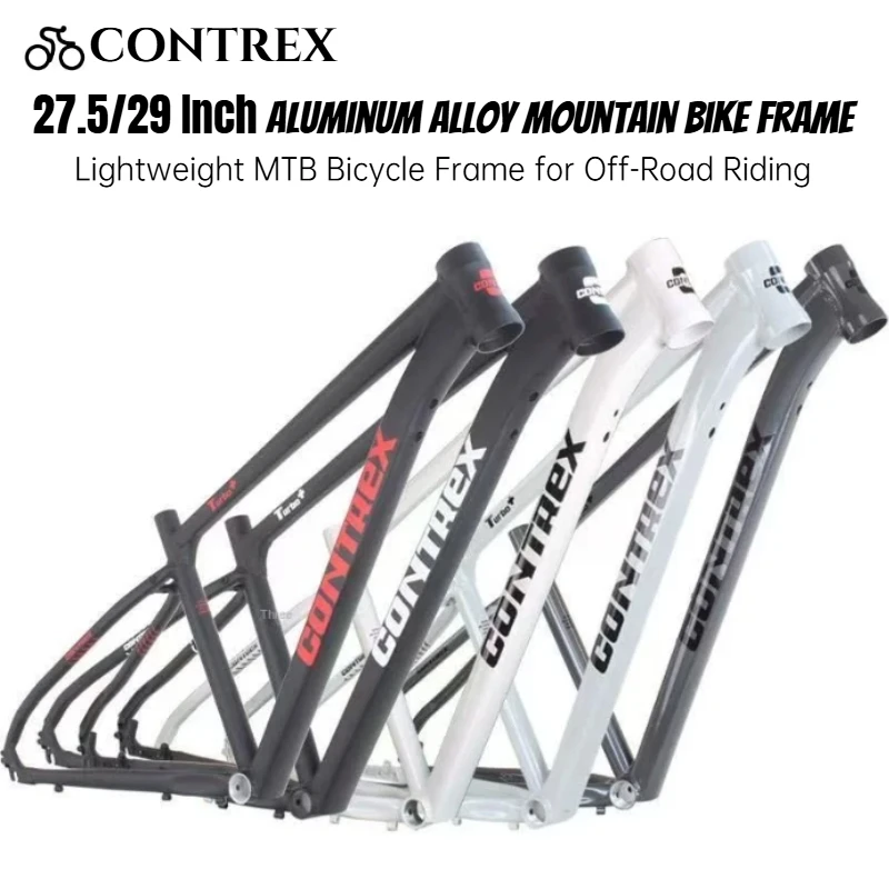 AliExpress NONE MTB Mountain Bike Frame 27.5/29 Inches Middle Pipe Height 406mm Aluminum Alloy Material Weight 1900G Disc Brake Internal Wiring