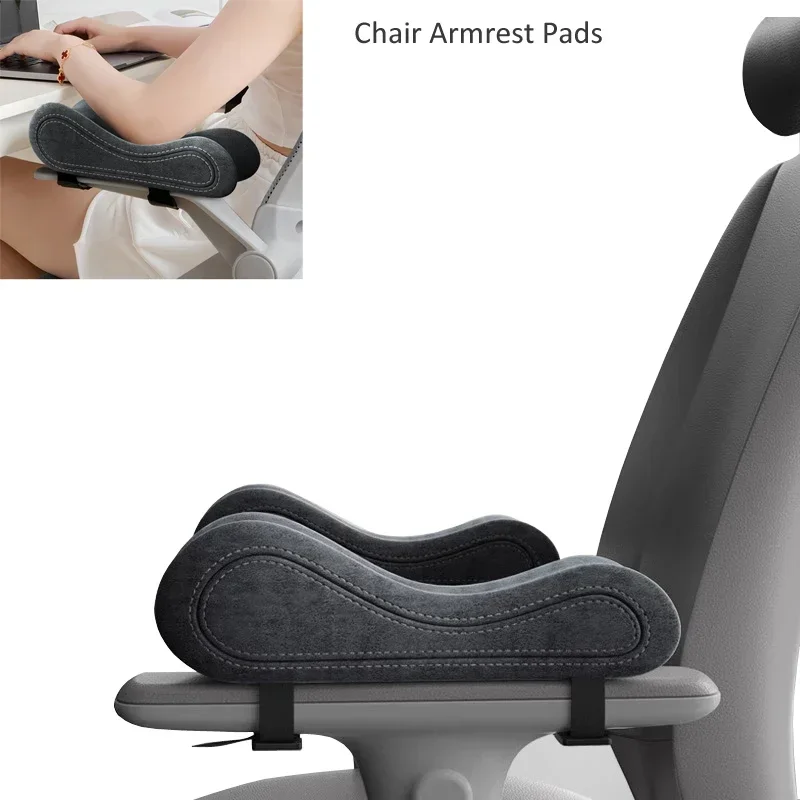 Coussinets d'accoudoirs en mousse à mémoire de forme pour chaise de bureau, coussin d'accoudoir pour