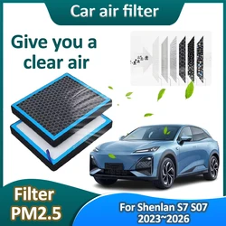 For ShenLan Deepal S07 S7 2023 2024 2025 Car Air Freshener Conditioning Pollen Cabin Purifier Remove Dust PM2.5 Auto Accessories
