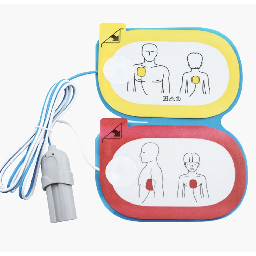 For CU Medical Defibrillator/AED Adult Electrode Pads AED Defibrillation for Paramedic CU-ER1 2 3