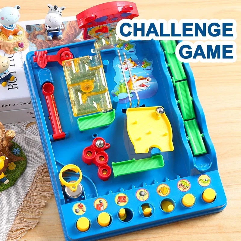 Children Intellectual Table Games Toys Water Park Maze Adventure Challenge Board Games Parent-child Interaction Gift for Kids