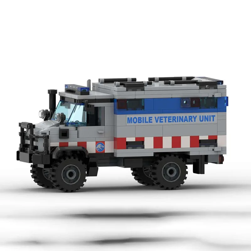 Neue MOC baustein auto modell Unimog lkw modulare baustein kinder spielzeug geschenk DIY montage set