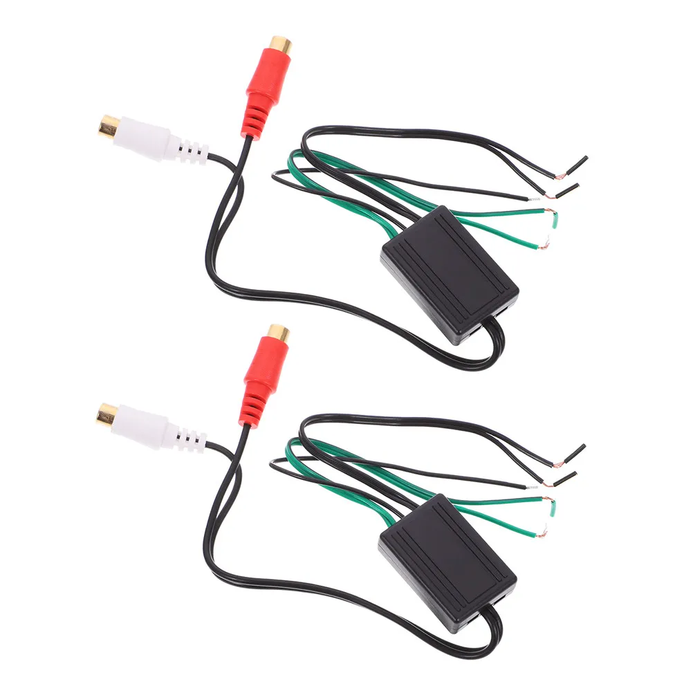 

Комплект из 2 прецизионных преобразователей уровня звука (speaker-line) с регулятором громкости для автомобильных аудиосистем, усилителей и сабвуферов