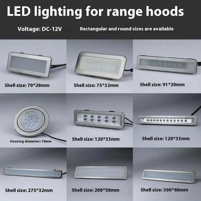 Range Hood Light Bulb Dc Stove Bulbs Lamp Replacement for LED Flashlight Accessories Appliance Cooker Extractor