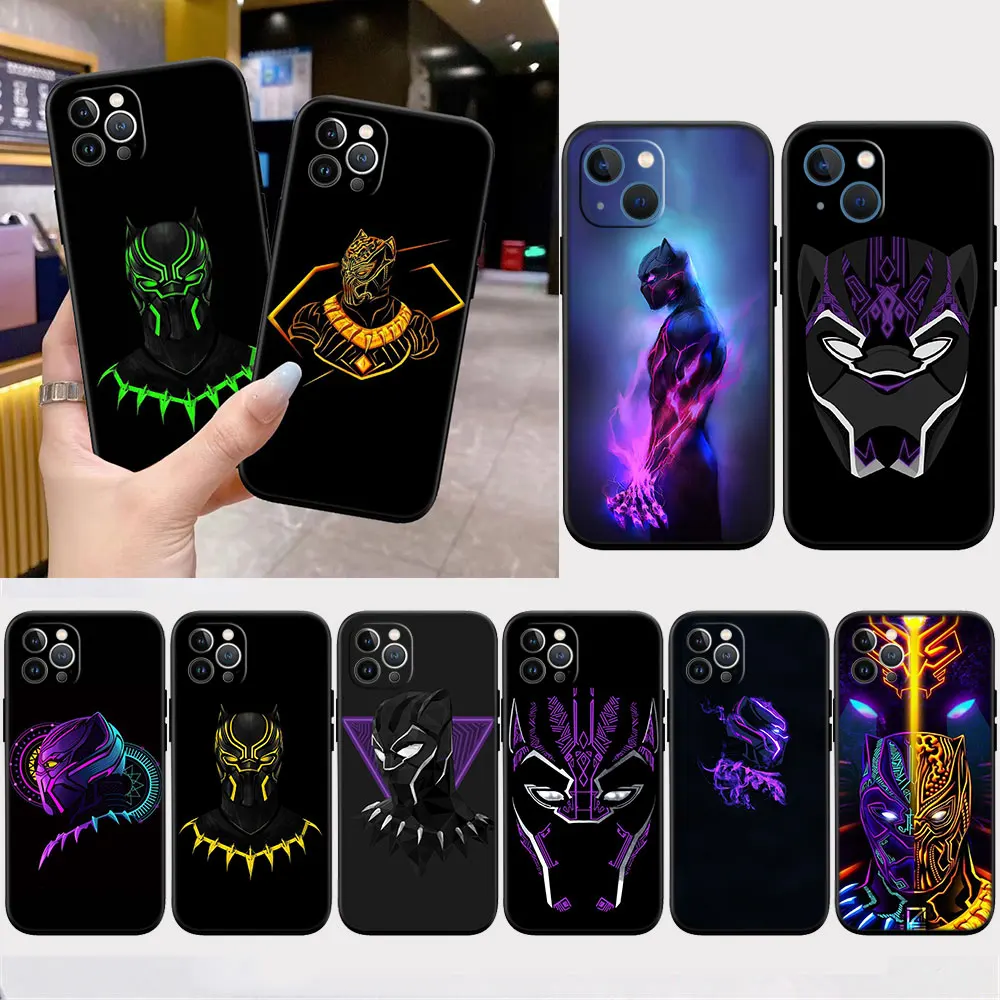 L23 Black Panther Marvel Case for Samsung Note S22 8 9 10 20 Plus Lite Ultra J2 J4 J6 J7 J8 Prime J730 Core