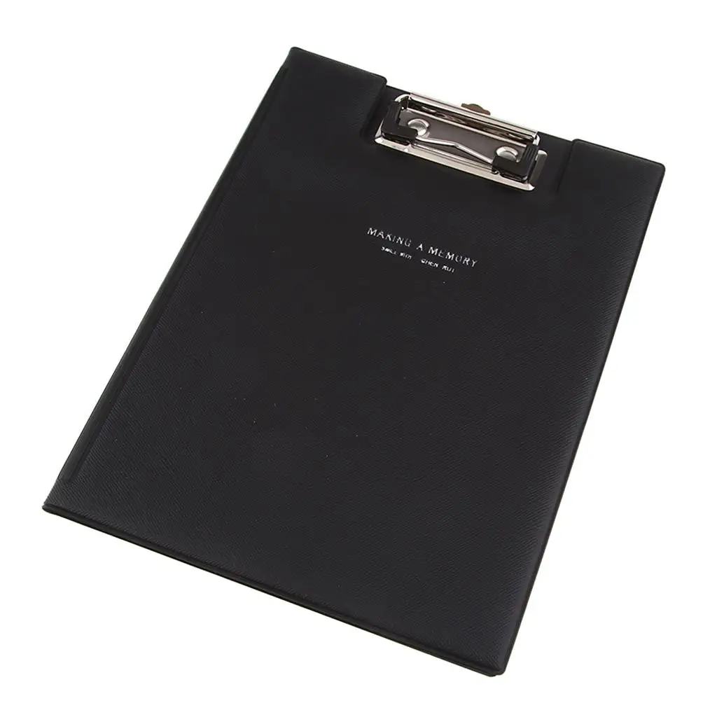 A5 Size Paper Holder, PU Leather File Folder, 360 Degree Writing Pad, Test Paper Processing