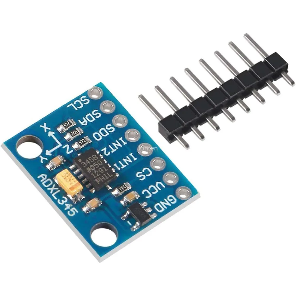 

GY-291 ADXL345 3-осевой модуль цифрового ускорения гравитационного наклона для передачи Arduino IIC/SPI LT-HG0063