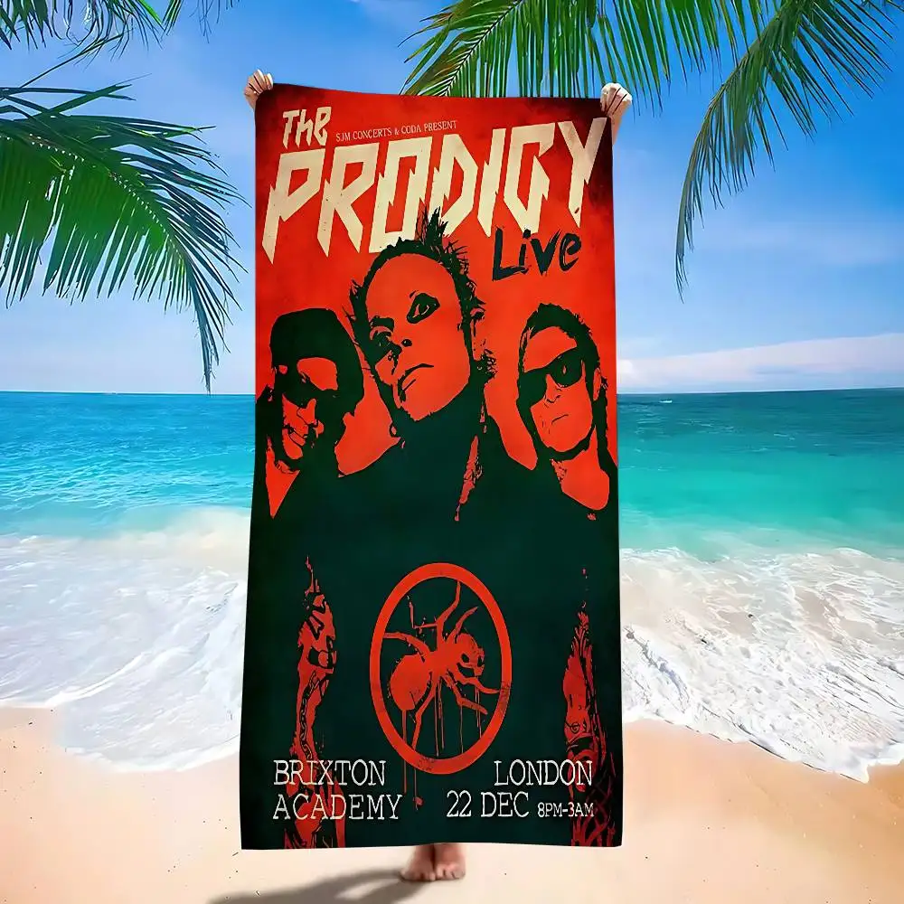 The P-Prodigy Band Microfiber Blanket Quick Drying Beach Towels Oversized Printing Super Absorbent Pool Towel Blanket