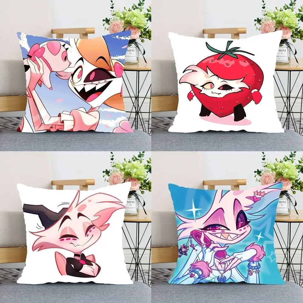 Cute-A-angel-D-dust-S Kawaii Throw Pillow Covers Pattern Cushion Cover Suitable For Sofa Bedroom Car Pillow Cover