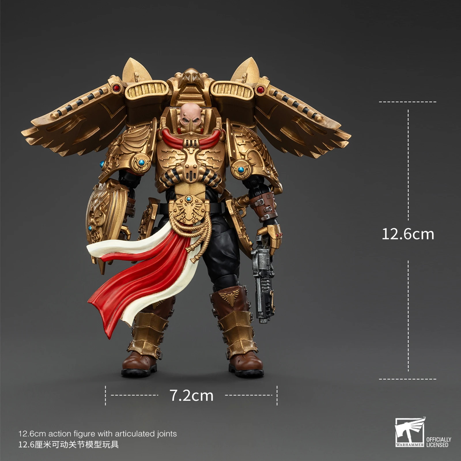 JOYTOY Warhammer 40K 1/18 Action Figure Legio Custodes Custodian Venatari Squad Venatari with Kenetic Destroyer Venatari Lance