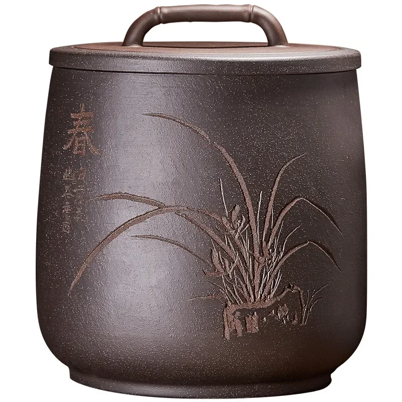 Storage of Tea Bags Box Jar Container Vintage Tea Caddy Tin Tea Storage Large Ceramic Jar Caja Para Te Kitchen Bar