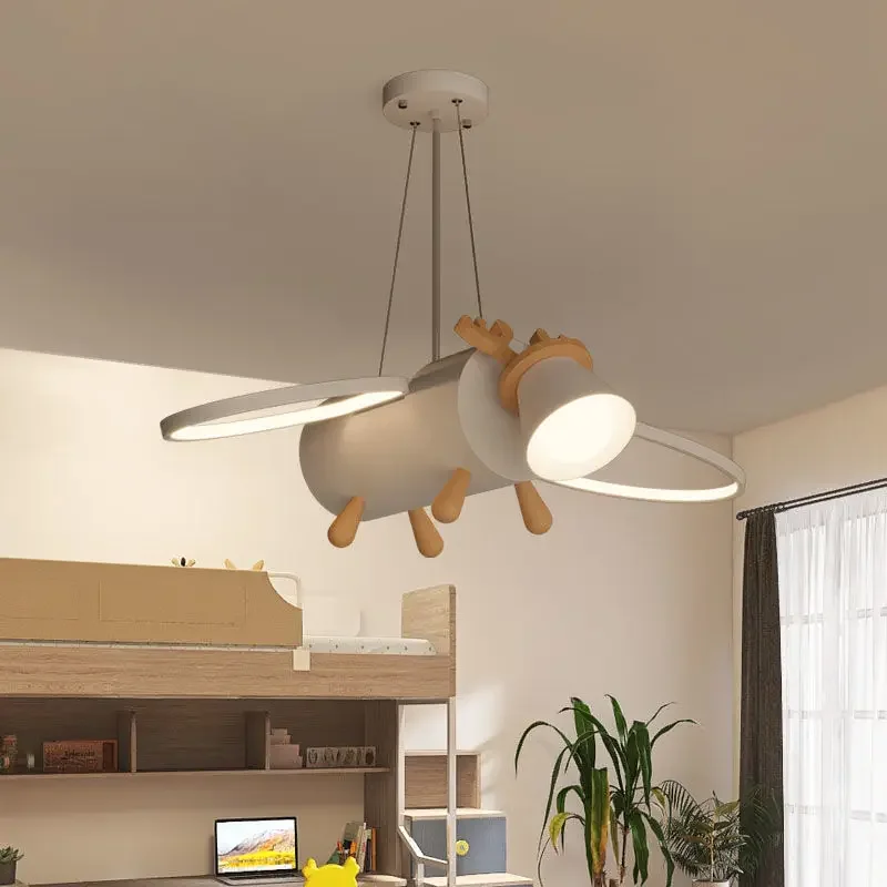 Deer pendant lamp room modern minimalist creative cartoon lighting fixtures