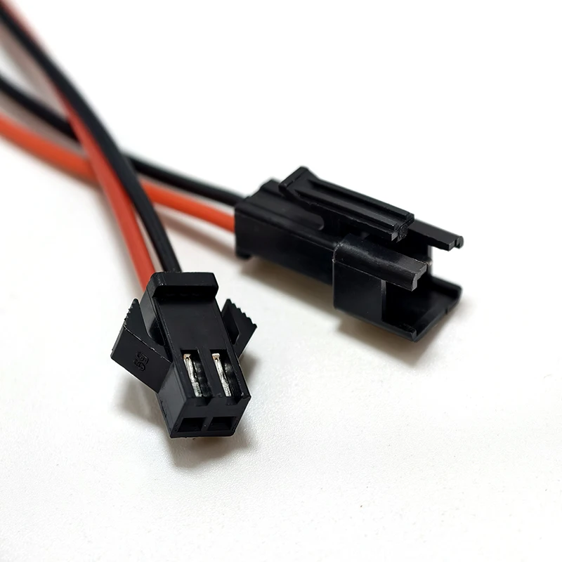 

5/10PCS SM 2-Pin 2P Connector Plug 2.54mm Male/Female Head Wires Cables LED Strip Light Driver Connectors Quick Adapter