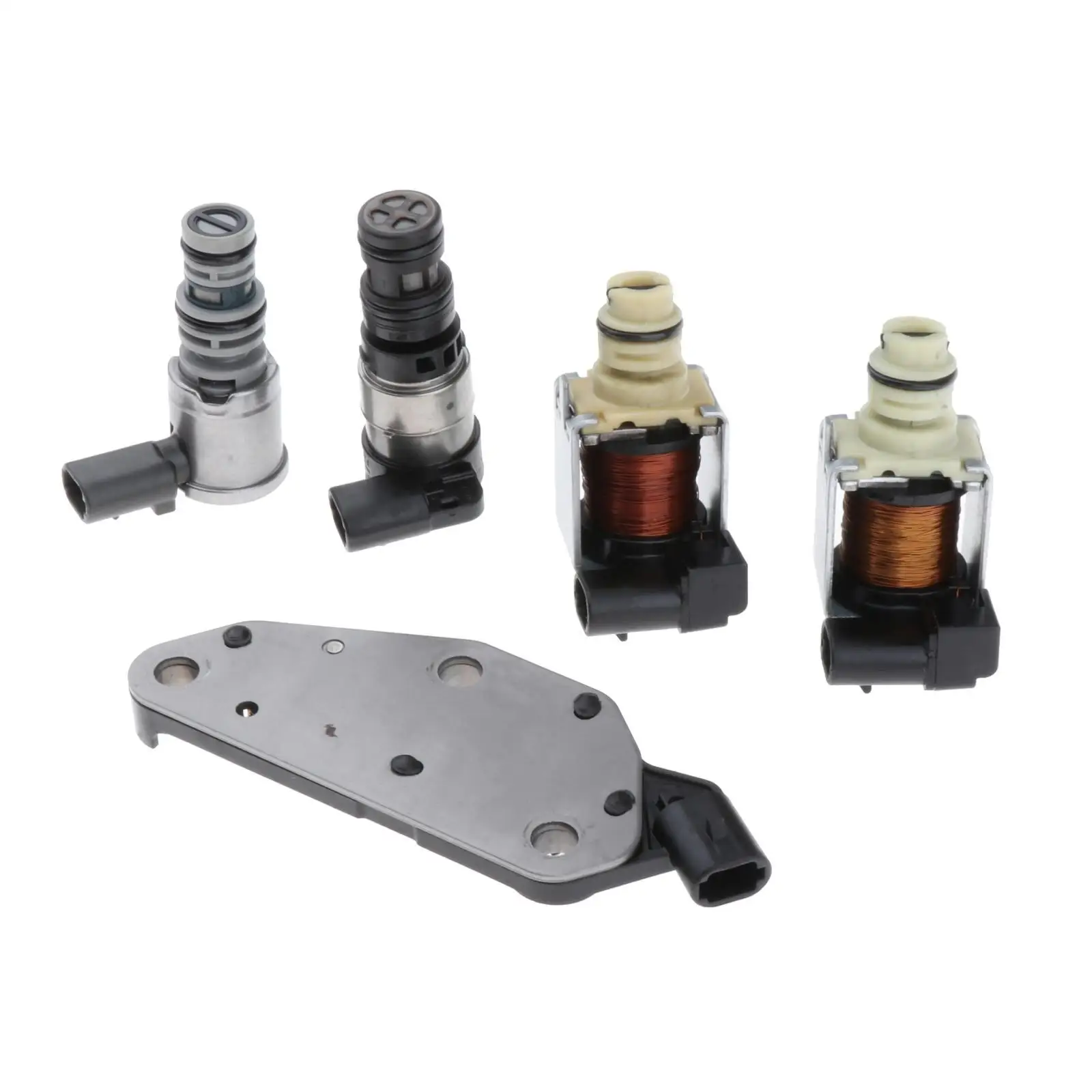 Shift Solenoid Transmission Kit Metal Set Automotive Replacement for GM Chevrolet Buick Oldsmobile Pontiac Volvo 4T65E