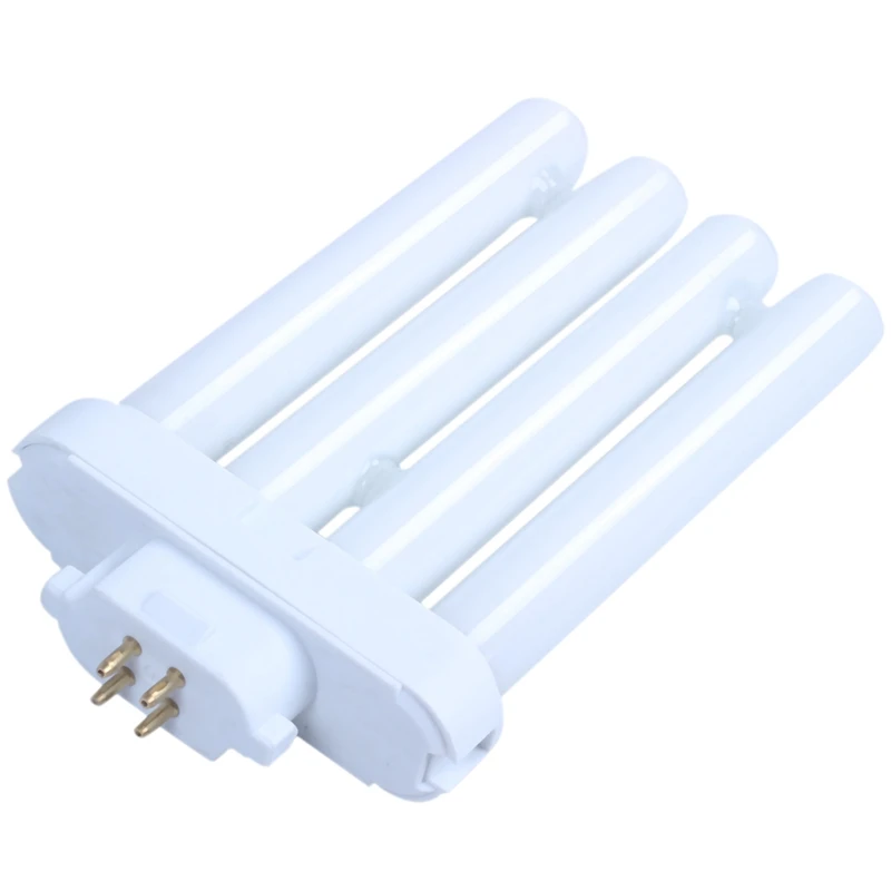 2X 220V 27W 4 Pin Rows 6500K Double-H Quad Tube Compact Fluorescent Lamp Light Bulb