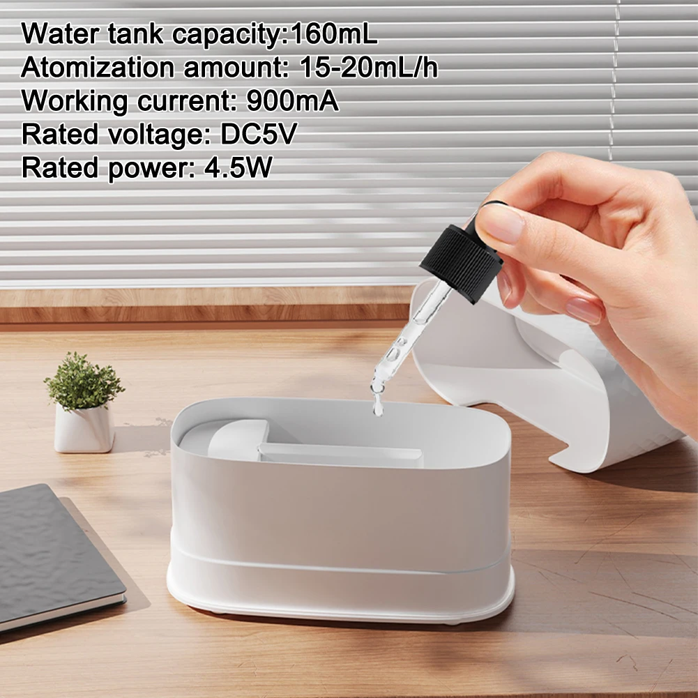 NEW Two Spray Modes Essential Oil Diffuser With 7 Color Night Lights & Auto-Off Humidifier 160ML Water Tank For Office Office