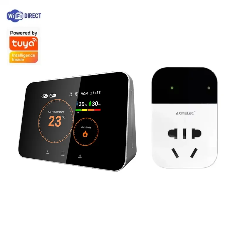 Tuya RF433 Wireless Thermostat Gas Boiler Smart WiFi Remote Temperature Controller Floor Heating Regulator Alice Alexa Google