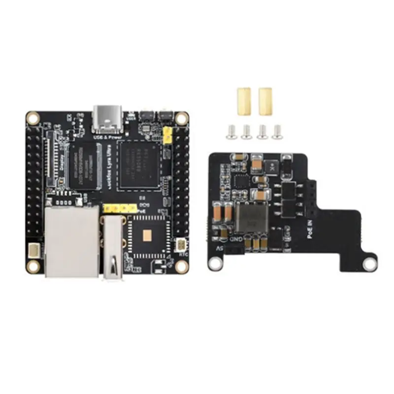 

Плата разработки без Wi-Fi 6 + модуль POE RK3506B RISC-V Linux + BT5.2 8G EMMC для Luckfox Pico Ultra с поддержкой PoE Ethernet