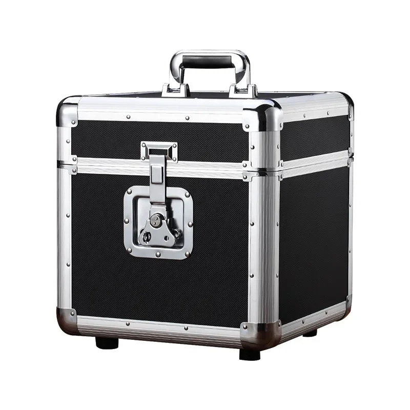 Vinyl Record LP Carrying and Storage Case Aluminum Hold Up To 50~100 Records Tool Case