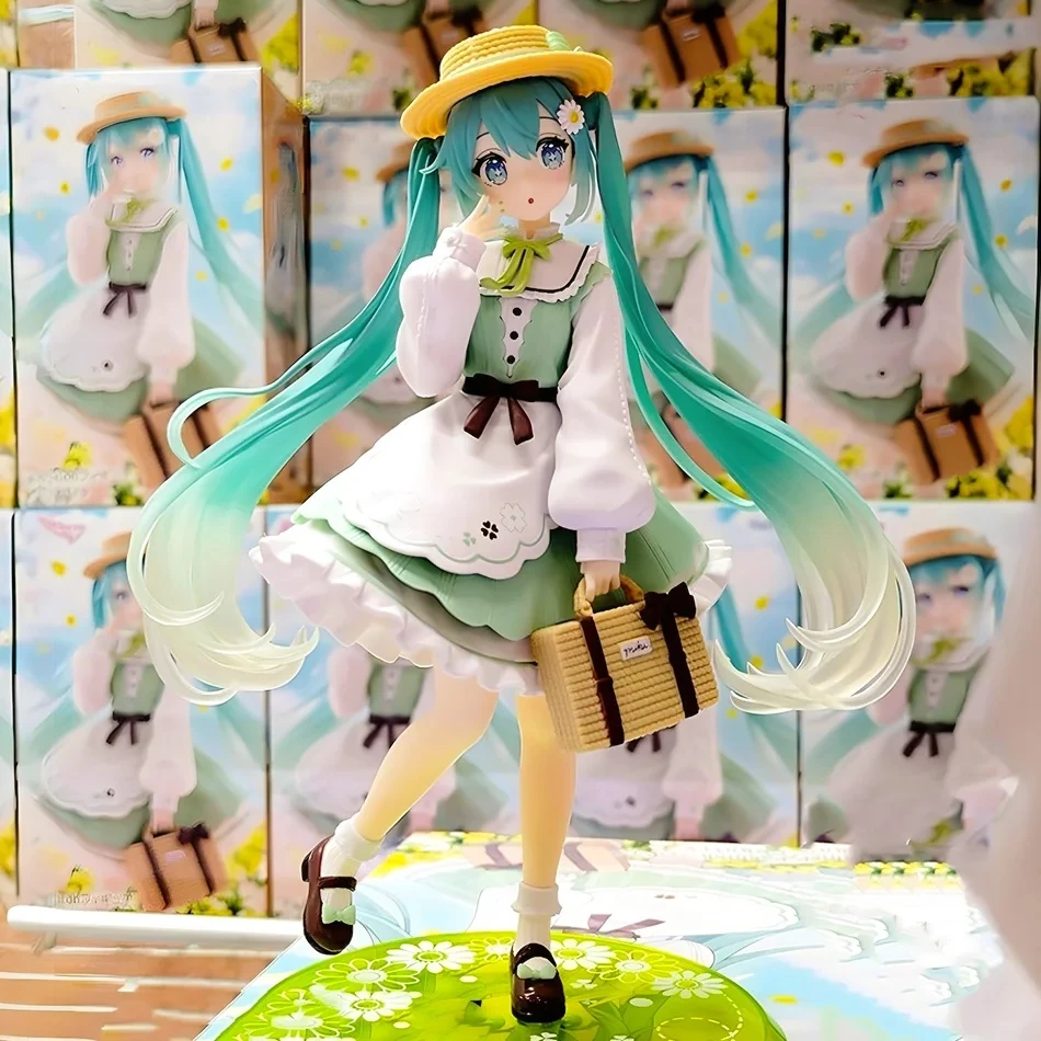 LKNBIF Figurine Hatsune Miku – Action Figure Anime 20 Cm – PVC Collection Cadeau Fille – Personnage Mignon