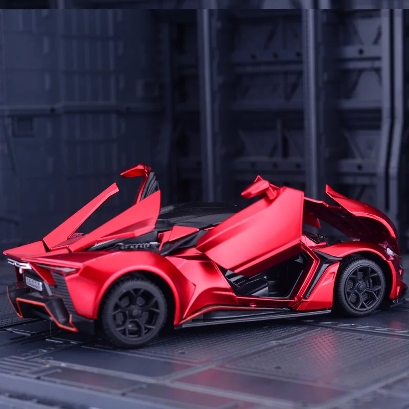 1:32 Lykan FENYR Hypersport Alloy Sports Car Model Diecast Metal Toy Vehicles Car Model Simulation Collection Childrens Toy Gift