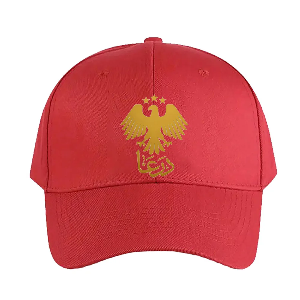 Syrian Emblem Summer Woman Man Adult Casual Baseball cap with Curved Brim adjustable hiking fishing hat sun protection sun hat view 4