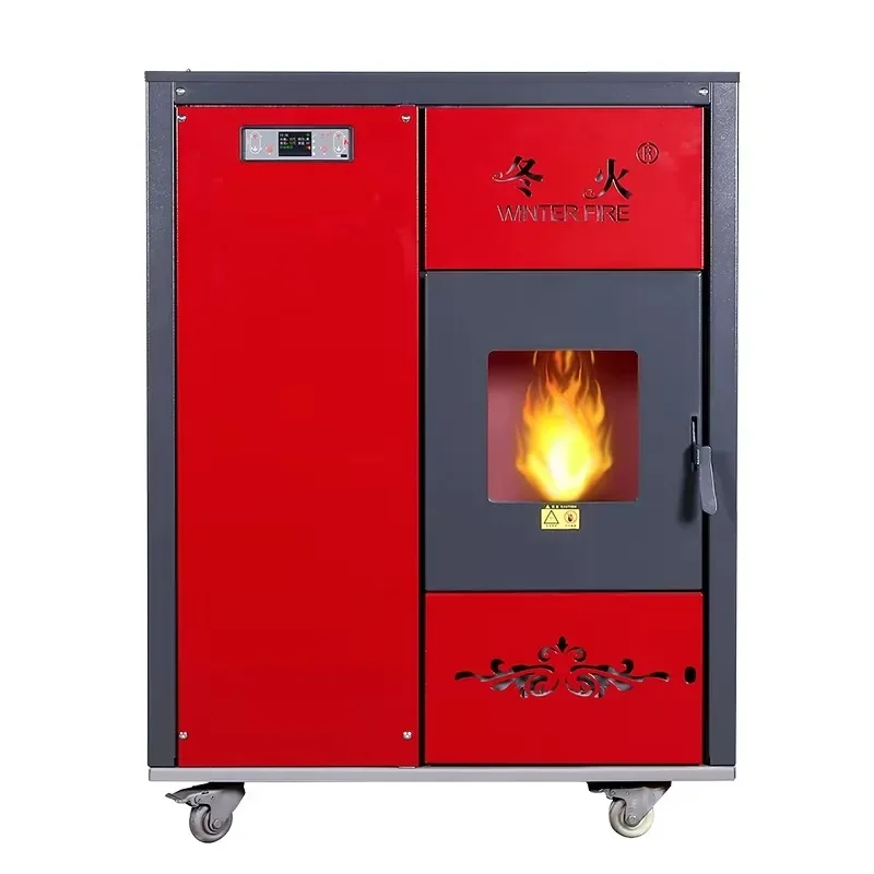 

【Заводская】Большая емкость 28 кВт, топливо для пеллет из биомассы, большая емкость, 28 Вт, котел для древесных пеллет для мастерской, складского использования