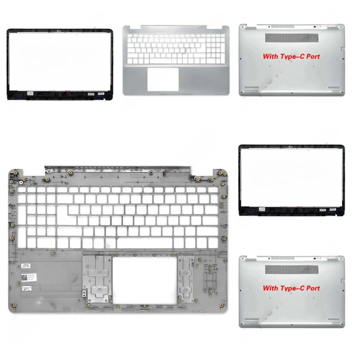inspiron 15 5584 p85f laptop LCD screen back cover hinge cover front panel palm support bottom  Hinge ABCD cover