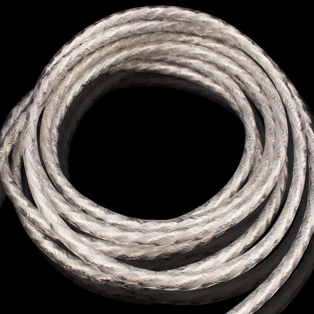 Hifi Liton 8MM Versilbertes OFC Sauerstofffreies Kupfer DIY Audio-Lautsprecherkabel HIFI-Kabel für DIY (Verkauf pro 1,0m) – Detail 3
