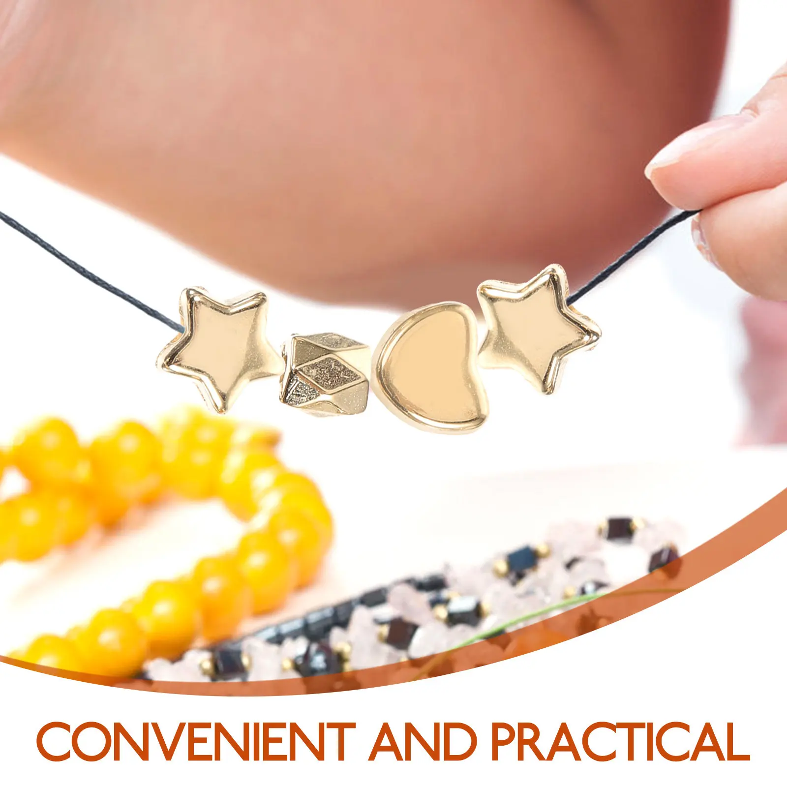 

1240Pcs Spacer Beads Loose Beads DIY Jewelry Making Kit for Necklace Bracelet Craft Materials Beading Kits Beaded Necklace Kit