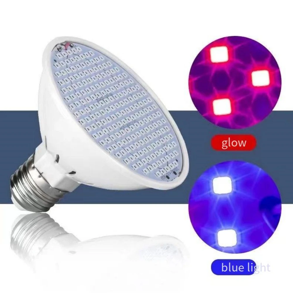 300LED spectre complet E27 LED élèvent la lumière Phyto lampe UV ampoule pour serre intérieure semis fleur Fitolampy grandir plantation lumière