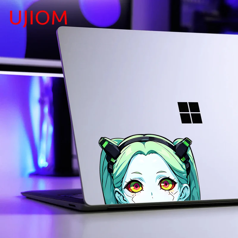 UJIOM Rebecca Peeker Girl Wall Sticker Lovely Creative Trendy Edgy Vinyl Graffiti Decal Creative Personality Anime Wallpapers