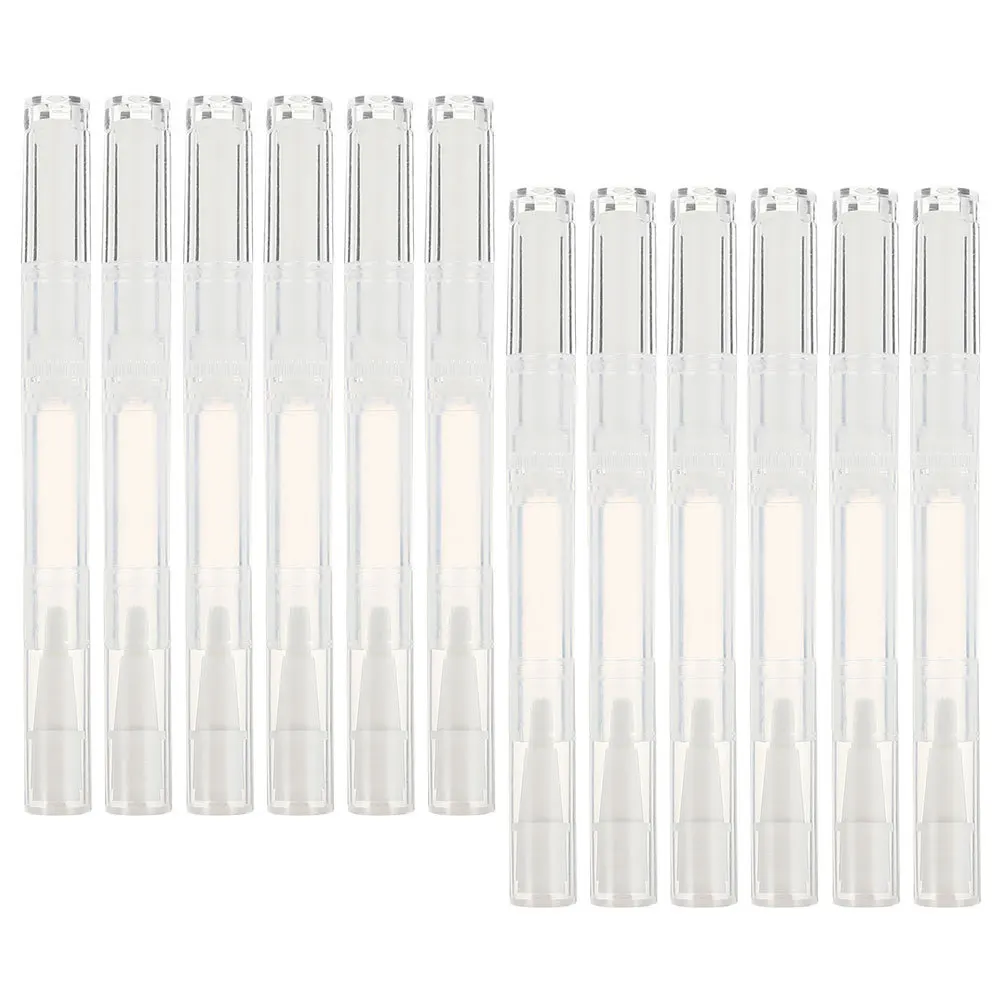 

15Pcs Nutrition Pen Empty Tube Reusable Nail Oil Applicator with Brush Tip for Essential Oils Lip Color Manicure Accessories
