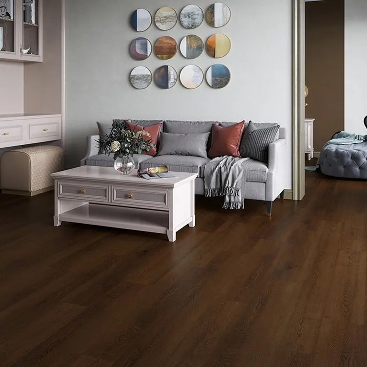 Diretório do fabricante Piso impermeável do vinil telhas do PVC 4mm SPC LVT Piso para o escritório em casa