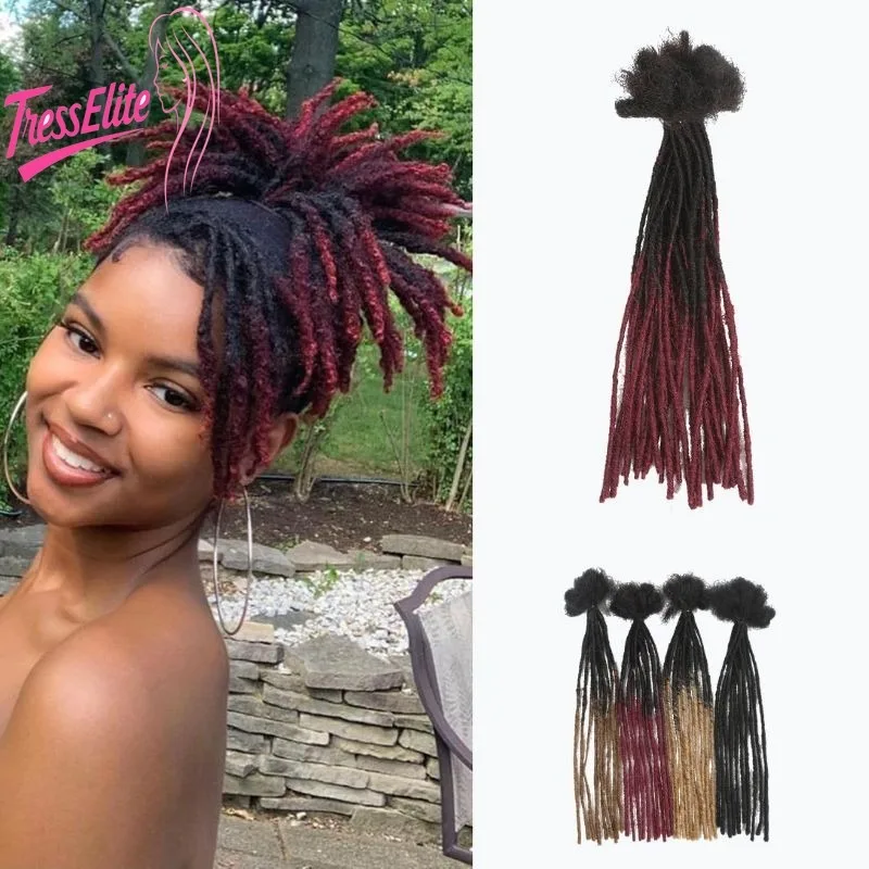 

10 шт., 8-18 дюймов, парик с дредами из натуральных волос, бразильские девственные волосы, объемные искусственные косы, диаметр 0,2 см, идеально подходят для вечеринки/свадьбы